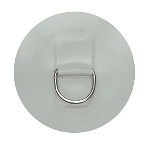 Royal Quality 4Stainless Steel Inflatable Boat Kayak Dinghy D-Ring Pvc Patch Gray”