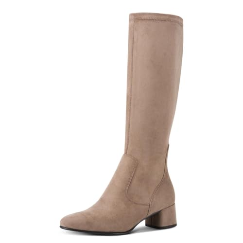 Bottes femme talon bloc Marco Tozzi : le style élégant pour aller au bureau