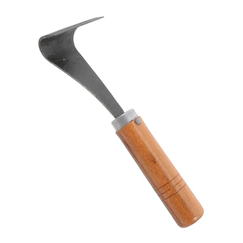 NUOBESTY Herramienta Descortezadora de Metal con Mango Ergonómico para Jardín Raspador Resistente para Quitar Corteza de Árboles Práctica y Duradera para Poda y Mantenimiento