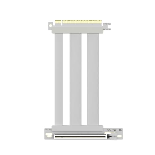 Image of GLOTRENDS 150mm PCIe 5.0 Riser Cable for RTX5090 RTX4090 RX9070 RX7900, Compatible with PCIe 5.0 /4.0 GPUs, 90 Degree Right Angle for Vertical GPU Mount