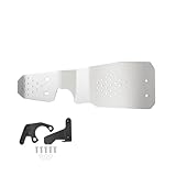 TOPOLVLCKC pour Ducati Scrambler 400 800 Monster 795 796 Couvercle Protection du Moteur Moto Plaque Antidérapante Accessoires Sabot Moteur