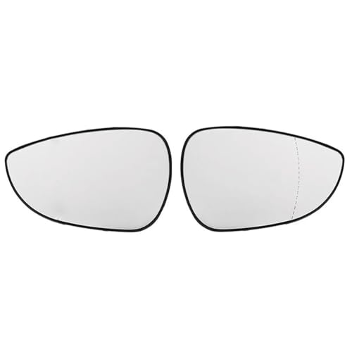 Rétroviseur gauche chauffant pour Ford Fiesta MK7 de 2008 à 2017 avec miroir transparent
