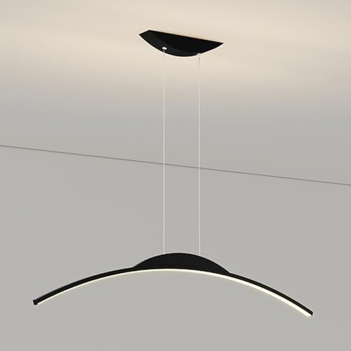 Luminaire suspendu en acrylique avec suspension moderne à LED réglable en hauteur