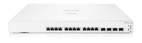Image of HPE Networking Instant On Switch Series 1960 12-Port 10Gb Aggregator Smart-Managed Layer 2+ Ethernet Switch | 12x 10GBase-T | 4X SFP+ | Stackable | US Cord (JL805A#ABA)
