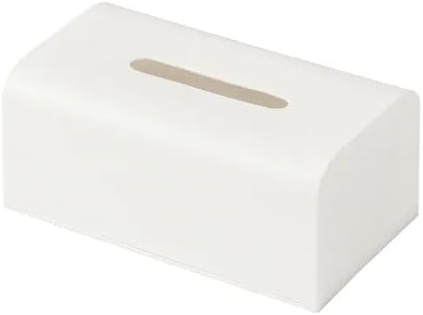 Household Plastic Tissue Box Square Tissue Box Car Napkin Rack Kitchen Storage Rack Simple and Elegant Tissue BoxesWhite,Nana Girl-Brown_Small