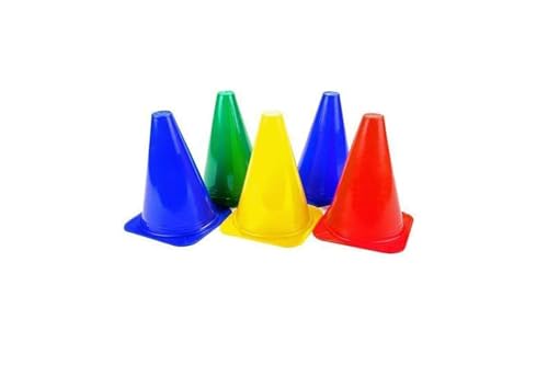 Image of JAXTON Speed & Agility Training Equipment Kit with 4 M Ladder, 10 Soccer Cones, 6-Inch Hurdles, Sports & Fitness Practice Combo for All Age Groups
