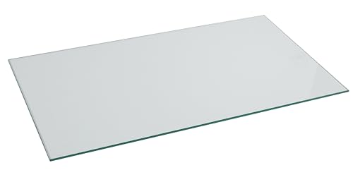 SSWBasics Tempered Glass Shelf - 14"W x 24"L x 3/16"