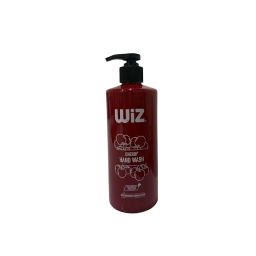 Image of Wiz Cherry Liquid Hand Wash - 500ml with Pump Dispenser | Gentle Hand Cleanser for Daily Use | Refreshing Fragrance | Handwash Bottle for Kitchen & Bathroom