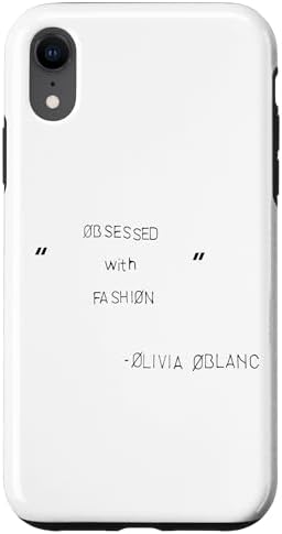 iPhone XR Making the Cut "Obsessed with Fashion" - Black Text Case image 4