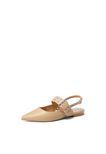 Ballerines à boucle Queen Helena chaussures basses de marche casual femme