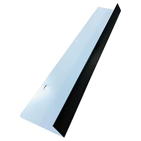 EAGLE 1- Shingle Roof Rain Diverter 40 Inches Long- 26 Gauge Material- Easy to Install- Includes Stainless Steel Nails (3, Black) Cover