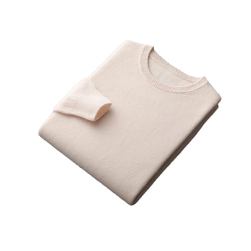 Wool Sweater for Men Seamless Pullover Knitting Sweaters Crewneck Long Sleeve Solid Jumpers Top