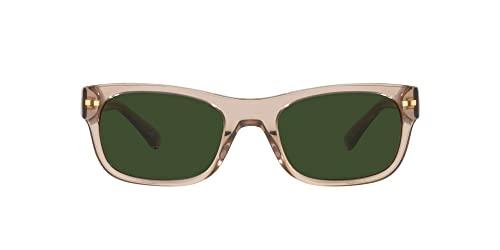 Lunettes rectangulaires homme pour réduire l'éblouissement en teinte marron