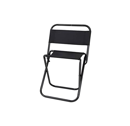 thesecrethome.es - Taburete Portátil Plegable Ultraligero con Respaldo para Exteriores, Pesca, Acampada, Camping, Playa -...