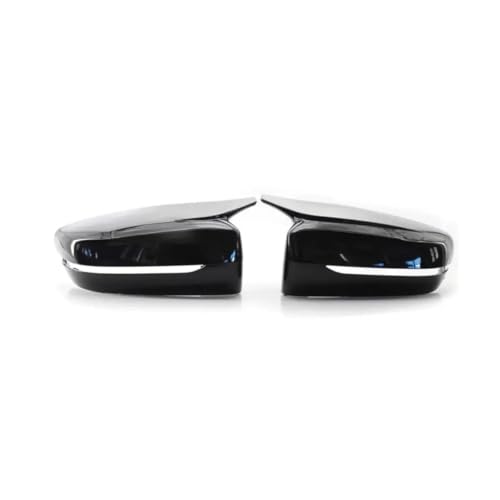 Cache rétroviseur pour BMW G20 G30 G11 G14 paire de coques noires brillantes conducteur gauche