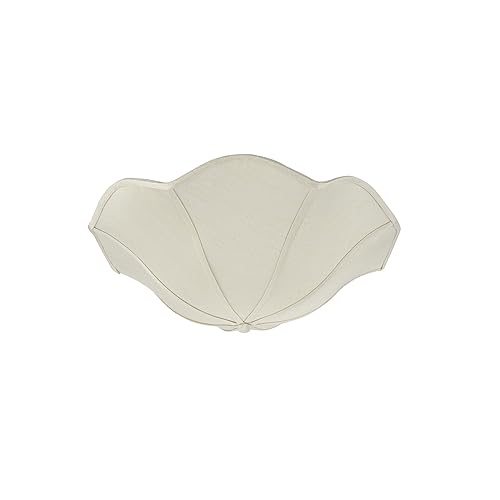 Image of Aspen Creative 39004A Ceiling Clip-on Lamp Shade, Transitional Design in Apricot, 13 inch Diameter x 5 inch Height