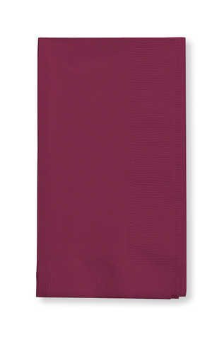Creative Converting Burgundy Paper Dinner Napkins 50 per Pack