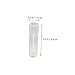 PACKOVE 60Pcs Refillable Lip Balm Tubes with Lid DIY Empty Lip Balm Containers for Custom Cosmetic Creations for All Makeup Enthusiasts