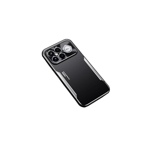 sunrun �X�}�z�P�[�X Poco F8 Ultra �p�̃J�o�[ TPU+�A���~ �l�C �P�[�X �ϏՌ� ��G�� �w��h�~ ����A�����h�~ �w�ʃJ�o�[[ax-24nx1989][�u���b�N+�V���o�[]