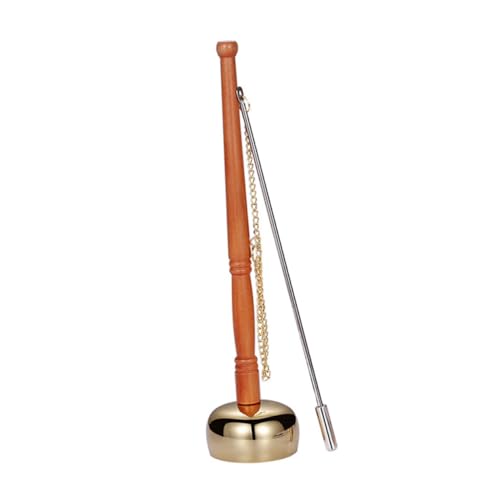 OFFSCH Buddhist Meditation Copper Craft Comfortable Grip Sound Traditional Temple Instrument