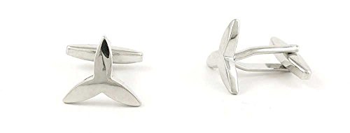 Par de Mancuernillas para Hombre Logo Auto Plateadas miniatura 1