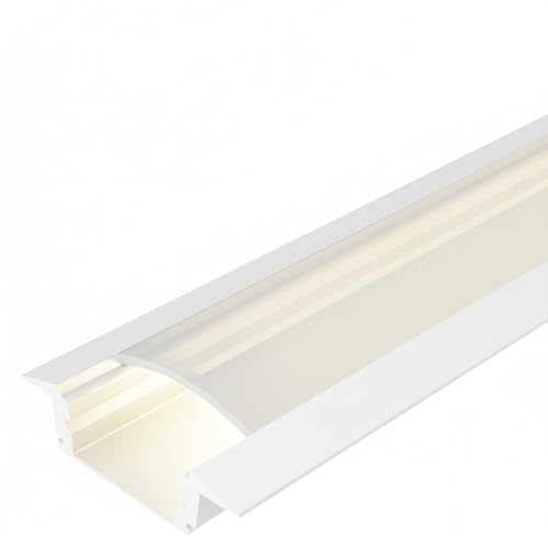 Brico Eléctrico Perfil Led Blanco De Aluminio
