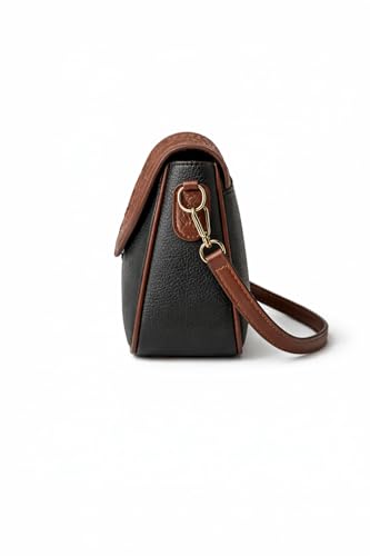 Image of Floral Embossed Crossbody Sling Bag Small Shoulder Handbag for Daily Use Travel & Shopping Phone Purse with Adjustable Strap Lightweight Trendy Bag for Ladies & Girls