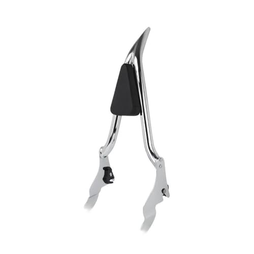 Dossier passager moto amovible argenté de haute finition pour Street Glide