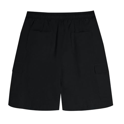 Pantalon de survêtement noir confortable à taille élastique