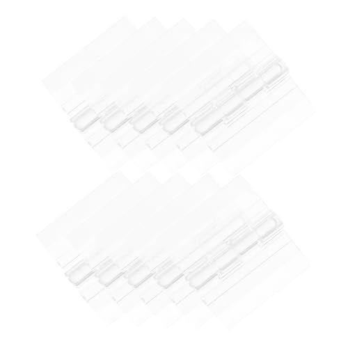 GLEAVI 10pcs Small Acrylic Hinges for Overlay Cabinet Doors Modern Sleek Hinge for Glass Table Craft
