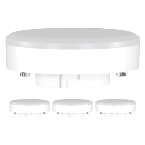ledscom.de 4 Stück GX53 LED Leuchtmittel warmweiß (2700 K) 10 6 W 1038lm 115 matt