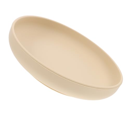 STOBAZA Camping Plates Suction Base Reusable Lightweight Anti-spill Dinnerware Set of 4 Ideal for Seniors