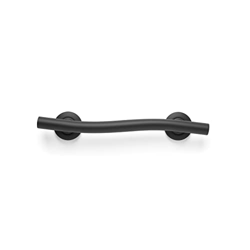 Seachrome 18'' Designer Wave Shaped Shower Grab Bar, Matte Black (Gw-3518-Qcr-Mb) #TOP24