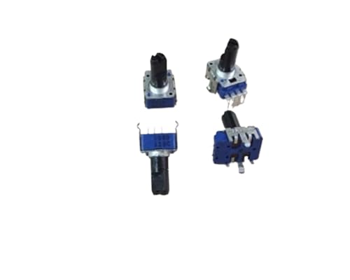 Potentiomètre 10 kΩ résister aux grésillements RK11 axe 13 mm bouton noir