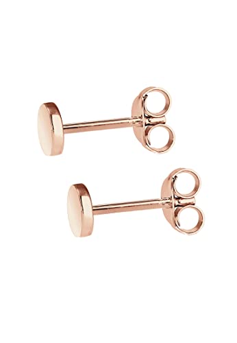 Elli Orecchini A Perno Da Donna, In Argento 925, Placcato Oro Rosa - 3