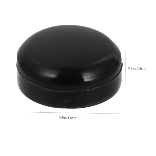 200 cubiertas protectoras para tornillos autorroscantes negras, tapas de plástico decorativas 2