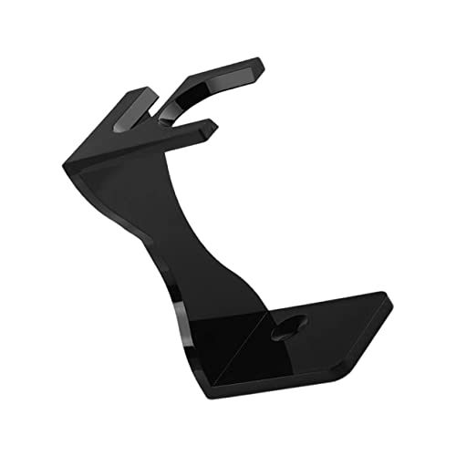 Ipetboom 2pcs Razor Stand Shaving Brush Holder Acrylic Beard Brush Stand Razor Display Holder Safety Straight Barber