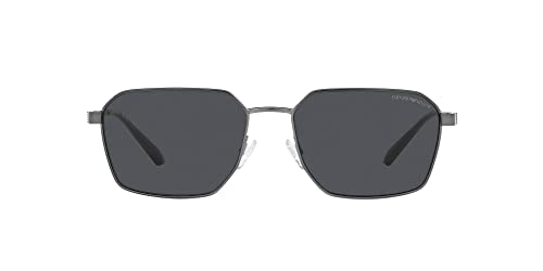 Image of Emporio Armani mens Ea2140 Rectangular Sunglasses