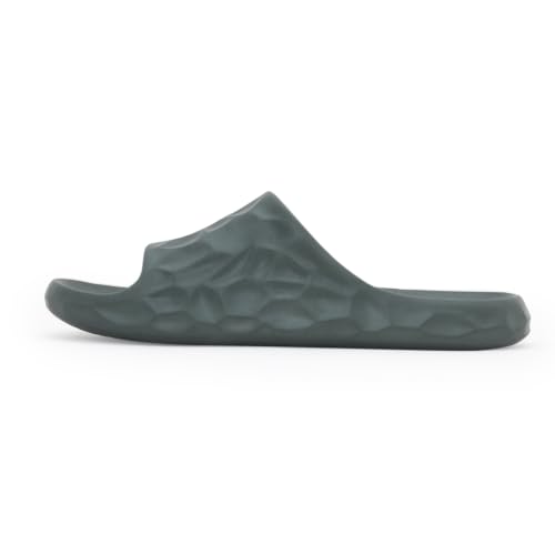 Image of Red Tape Dark Green Pool Sliders for Men