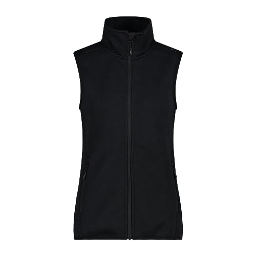CMP - Gilet da donna, Nero-Titanio, XL