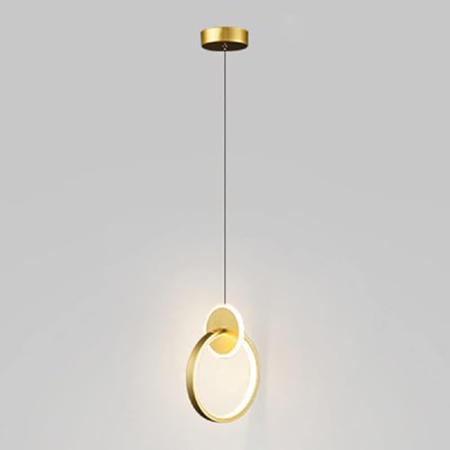 Suspension luminaire moderne ZR98US lustre chambre salon noir rond