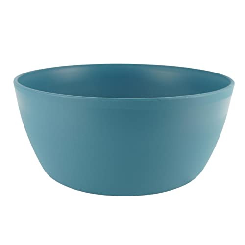 ECOMACETAS FLOWERPOT STORE Maceta Redonda Baja para Cactus, Suculentas, Crasas, Bonsáis, Geranios. En Plástico Resistente Azul (1, 25 cm)