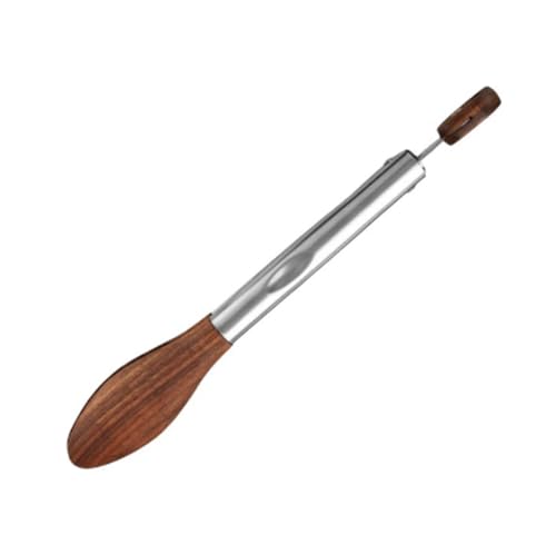 Pinzas de cocina premium de madera de olivo y acero inoxidable (30 cm), resistentes al calor, antibacterianas, ideales para asar, cocinar y servir, duraderas y fáciles de limpiar