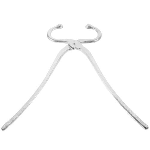 Pince à nez de vache en acier inoxydable argenté pour élevage durable