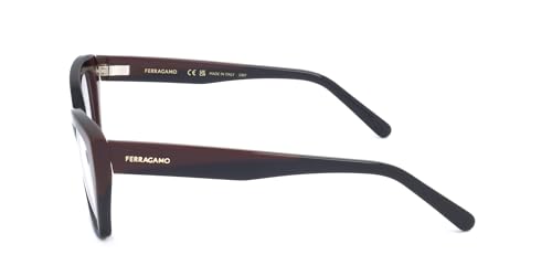 FERRAGAMO Eyeglasses SF 2938 N 051 Black Burgundy by Salvatore Ferragamo - Image 3
