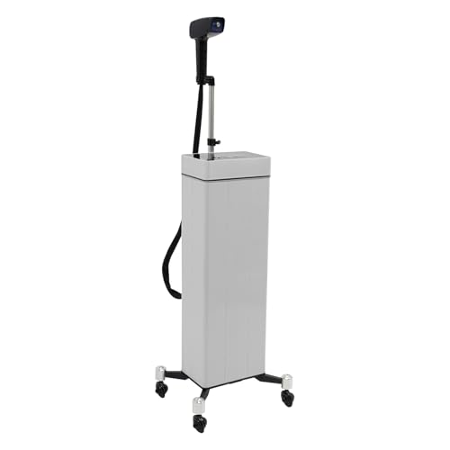 3 in 1 Hair Steamer, Nano Hair Steamer for Deep Conditioning with Intelligent Control Panel & Rolling Base Standing Hair Color Processor Spa Steamer for Hair Nourishment,Hair Care,Scalp Care (White)