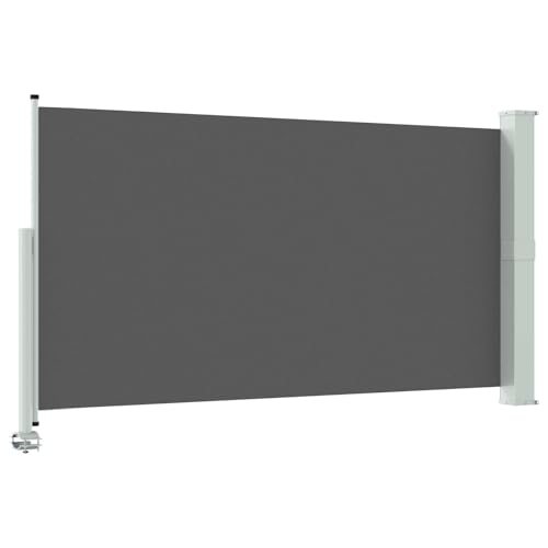 Auvent latéral rétractable en polyester résistant et structure robuste en fer - 6