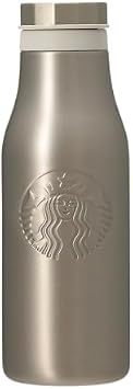STARBUCKS Stainless Steel Logo Bottle, Silver 16.1 fl oz 473 ml, Tumbler, Coffee, Stubba, Gift, Water Bottle