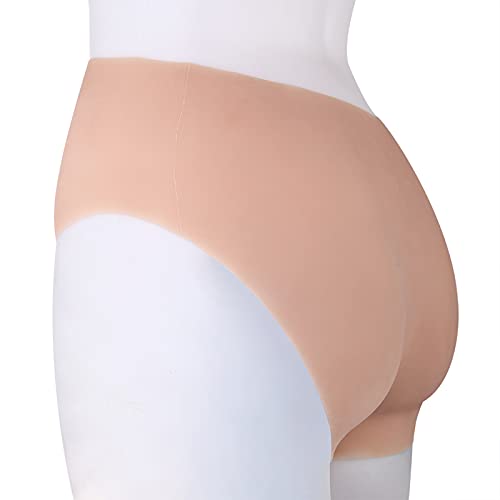 WHG Crossdresser Silikon Höschen Gefälschte Vagina Slip Unterwäsche Hiding Gaff Panty Shemale für Transgender Drag Queen,Nude – Bild 4