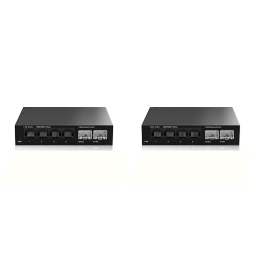 Switch 2,5 Go à 4 ports ethernet 2.5G avec deux slots 10GbE pour réseau local